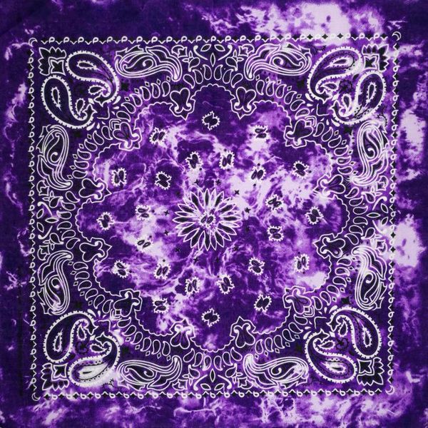 

paisley pattern бандана многоцелевой хип-хоп мужской шейный головной убор / волос шарф диапазона шеи wrist wrap диапазона headtie для мужчин, Black