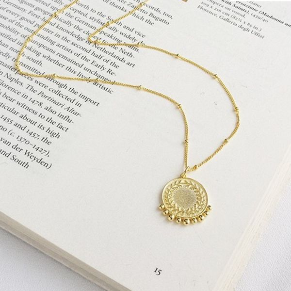 925 Стерлинговое серебро Кулон Ожерелье для Женщины Готическая Золотая цепь любит воротник Ларго Colar Feminino Jwelry Fine Jewelry Q0531