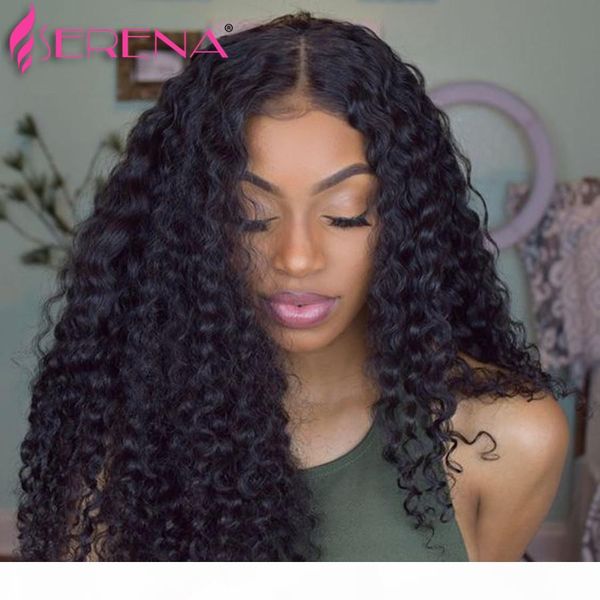 

lace closure with virgin hairs bundles deep wave human hairs weave unprocessed hair extensions wet and wavy curly malaysian hair bundles, Black;brown