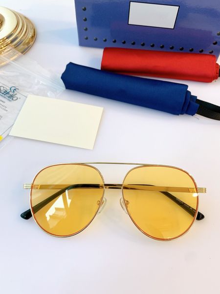 

brand mens sunglasses flying toad mirror designer glasses eyewear gold frame womens sunglasses brand designer round glasses0832s, White;black