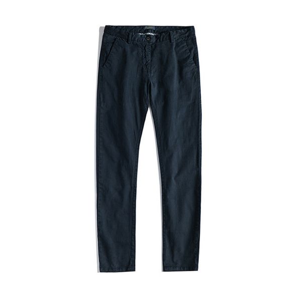 

men's summer 100% cotton loose fit straight pants men trousers male american casual wear, Black