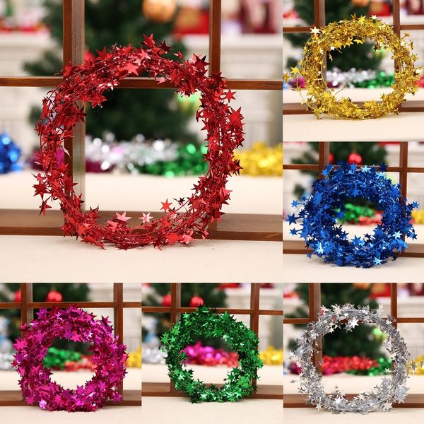 

3mmqe accessories accessorieswire five star e star christmas color stripe multicolor ornament rattan christmas decoration wool egqal