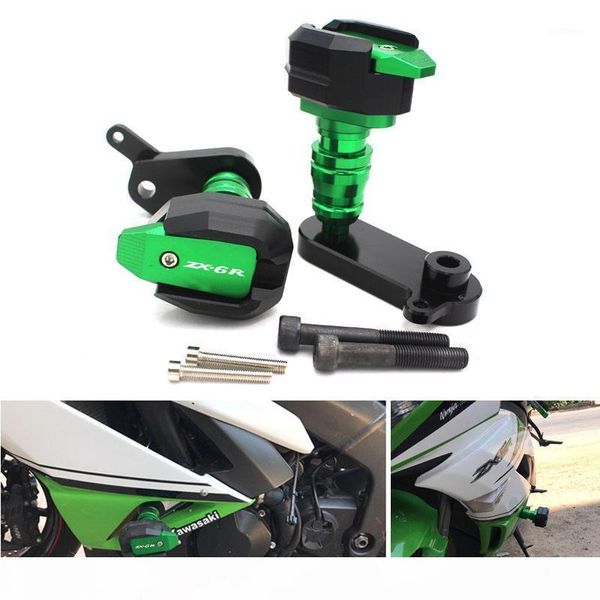 

for zx-6r zx6r zx 6r 2009-2012 2010 2011 motorcycle falling protection frame slider fairing guard crash pad protector1