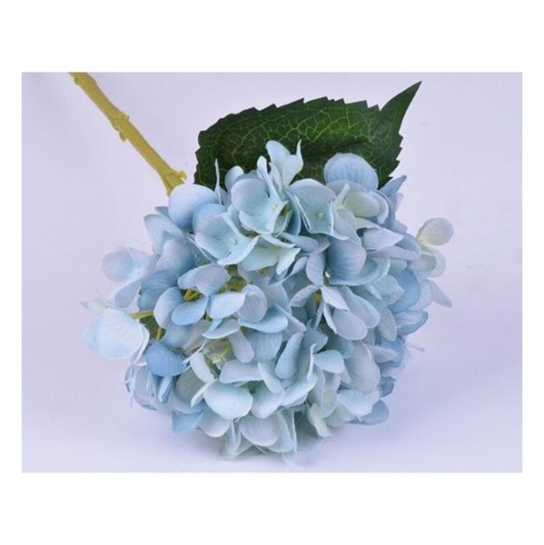

18 colors artificial hydrangea flower fake silk single real touch bouquet hydrangeas for wedding centerpieces home par jllrfb soif