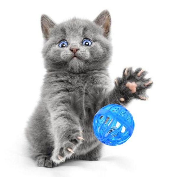 

10 pcs/lot rattle ball noise maker insert dog toy multicolored 4cm pet baby squeakers interactive toy