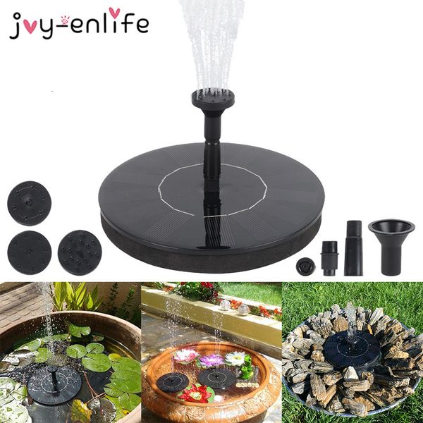 

solar watering kit patio landscape floating water pump outdoor garden swimming pool pond waterfall decoration fountain