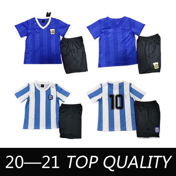 

new 1986 argentina retro soccer jersey maradona 86 vintage classic 1978 retro argentina maradona adult+kit kit football shirts, Black;yellow