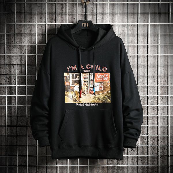 

oversized mens hoodies men 2020 autumn graphic sweatshirt japanese streetwear harajuku black hoodie men sweatshirts
