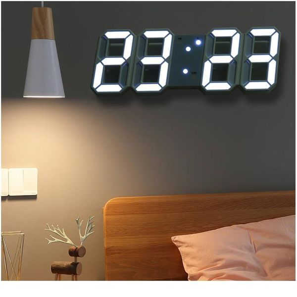 

светодиодные цифровые настенные часы будильник дата дата температуры matic backlight стол для рабочего стола дома украшения han bbyhnk