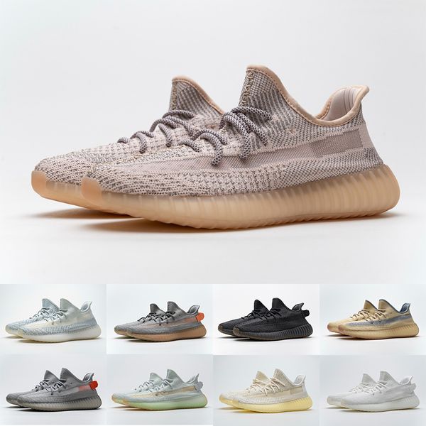 

kanye v2 sneakers mens womens israfil flax carbon lundmark sage 3m reflective static cinder yechiel beluga cream white running shoes