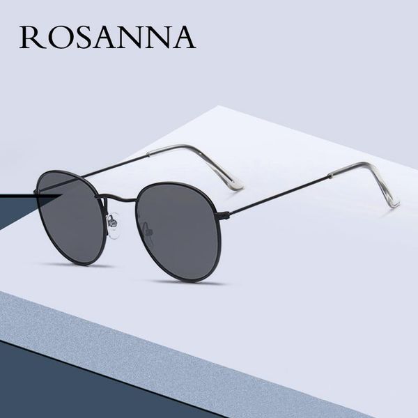 

sunglasses rosanna protective women brand designer mirror retro sun glasses for lady luxury vintage black eyewear, White;black