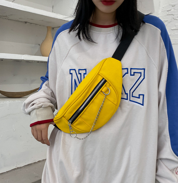 

2020 women cute waist bag fashion bumbag for woman crackle belt bag girl cross body bag sac banane autumn new tide q2