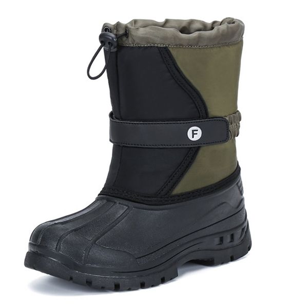

outdoor winter kids boots girls shoes warm fur flat shoes boys snow boots children flats mid-calf boots bota tenis infantil 201128, Black;grey