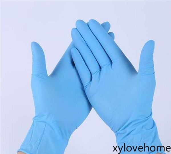 

new disposable nitrile latex gloves 3 kinds of specifications optional anti-skid anti-acid gloves b grade rubber glove home cleaning gloves