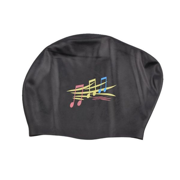 

waterproof adults swimming caps women long hair swim cap diving hats extra large size music natacion sile big swimming hat sqcula