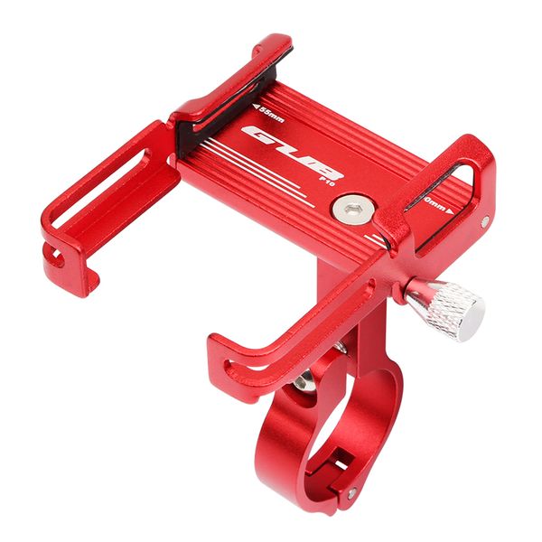 

lixada aluminum alloy bike universal bicycle mount motorcycle phone holder with silicone buckle fastener