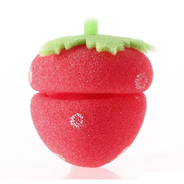 

18pcs magic hair curlers cute strawberry curler soft sponge foam balls curling rollers hair care lovely diy hai sqcxpp bdehair