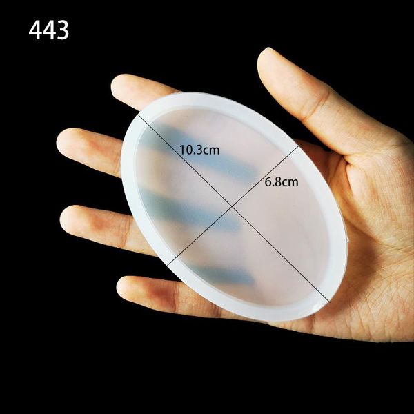 

круглый лоток силиконовые mold подсвечник подсвечник crafts aroma штукатурка лоток пресс-формы для офиса украшения гипс mold sqcyot bdefashi, Black