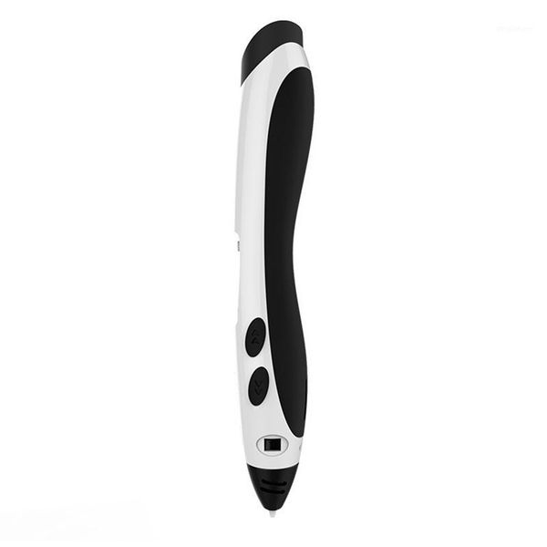 

3d printing pen diy handmade 3d brush industrial modeling pen painting smart gift for children1, Black;red