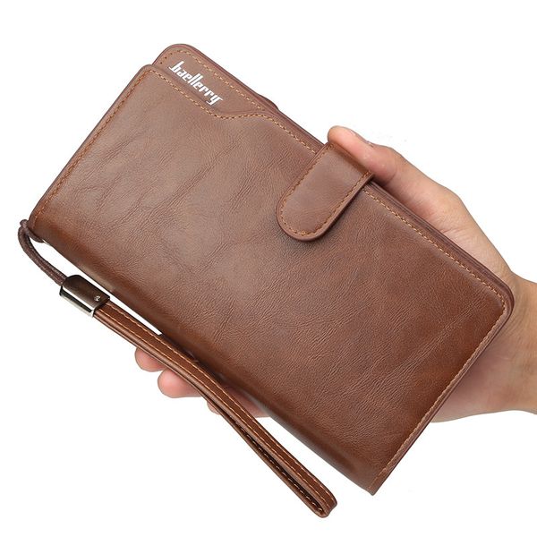 

weysfor vogue pu leather male card holder men's wallet with coins pocket wallets big men purse clutch, Red;black