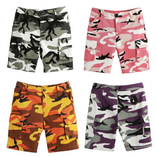 

camouflage for women new women's casual camo shorts female loose work woman short trousers plus size, White;black