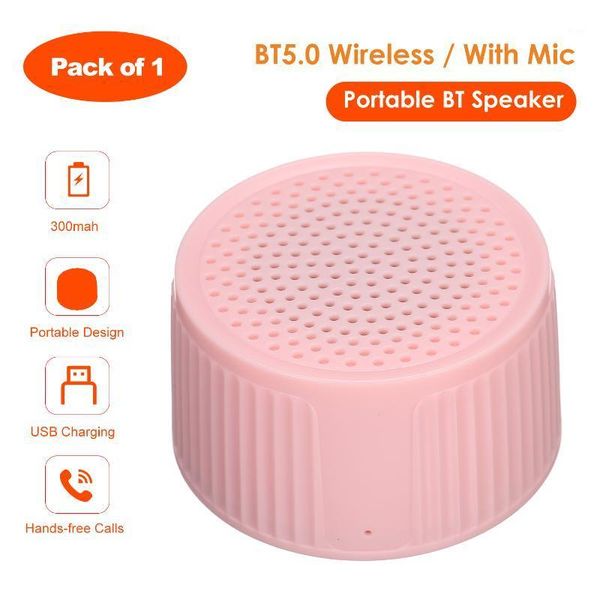 

2020 new bluetooth 5.0 speakers portable mini cute speaker build-in microphone support hands-call music outdoor speaker1