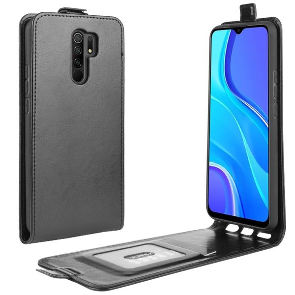 

for xiaomi redmi 9 r64 texture single vertical flip leather protective case with card slots p frame