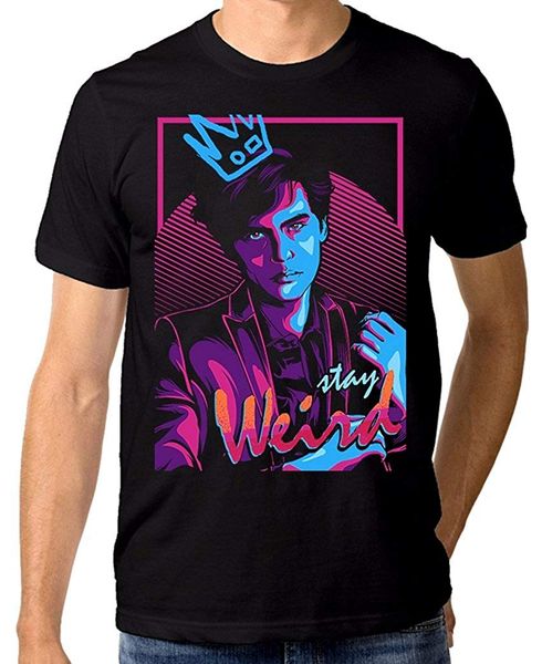 

riverdale jughead jones t-shirt, stay weird tee summer short sleeves fashion t shirt sport hooded sweatshirt hoodie