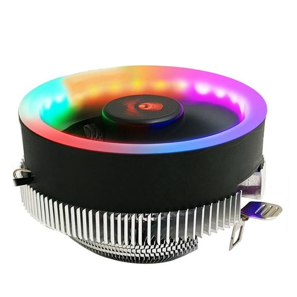 

coolmoon caiyueq2 rgb cpu cooler heatsink led 12v for i ntel amd pc processor deskcooling radiator