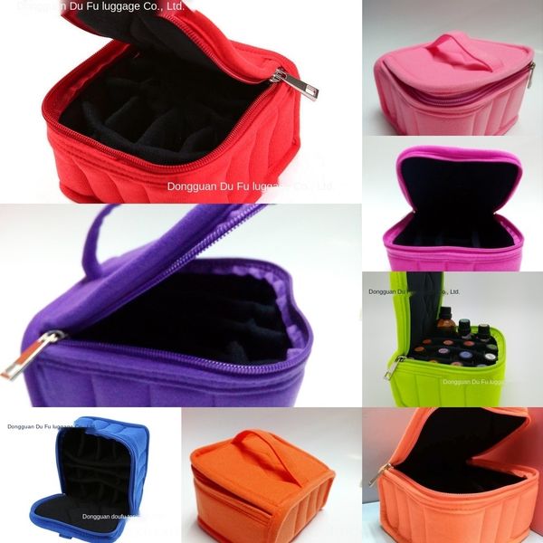 

kr432 essential 12+1 grid essential coconut base oil oil bottle rose red velvet storage storage dwdmn bag material 15ml bag