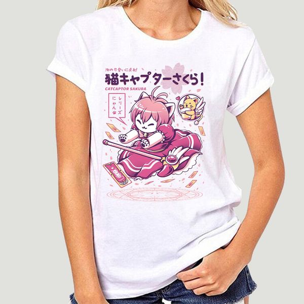 

new cardcaptor sakura large short sleeve pink anime illustrata cartoon men new fashion 2127a sport hooded sweatshirt hoodie t shirt