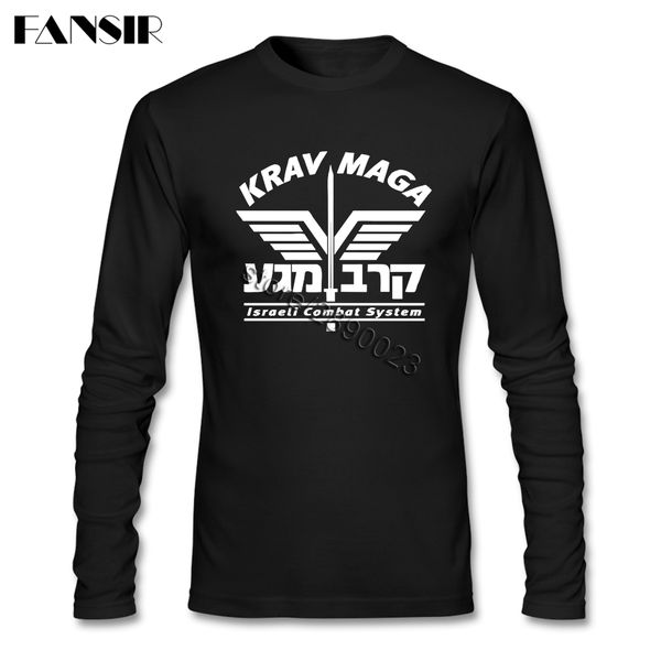 

classical t-shirts mens krav maga israel round neck long sleeve cotton men t-shirts 3xl sport hooded sweatshirt hoodie