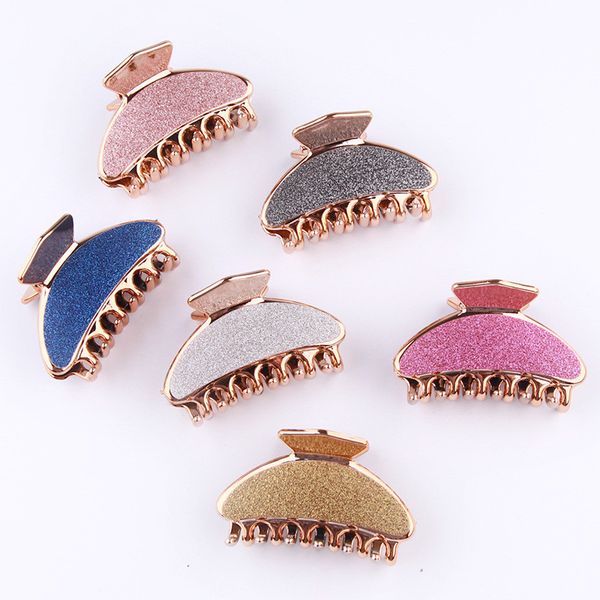 

new 2021 simple hairpin frosted women's hair grab hair accessories large 85cm safety, Black;brown