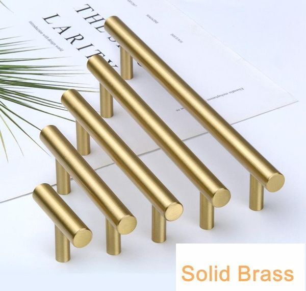 

gold color tbar solid drawer cabinet cupboard knobs handles kitchen pull brass wholesale price pulls furniture wmtoi bdegarden