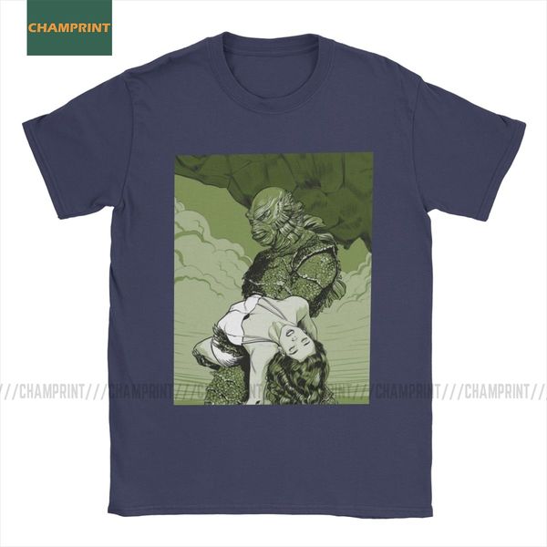 

creature from the black lagoon men's gillman sci fi horror monster terror short sleeve sport hooded sweatshirt hoodie men t shirt