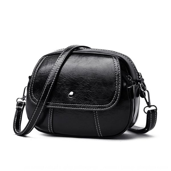 

women's 2019 new fashion fashion versatile autumn round women's large capacity leisure single messenger shoulder small shoulder ba