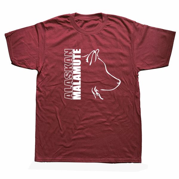 

смешные аляскинский маламут собака graphic t shirt лето стиль мода короткие рукава крупногабаритные streetwear t рубашки спорта с капюшоном