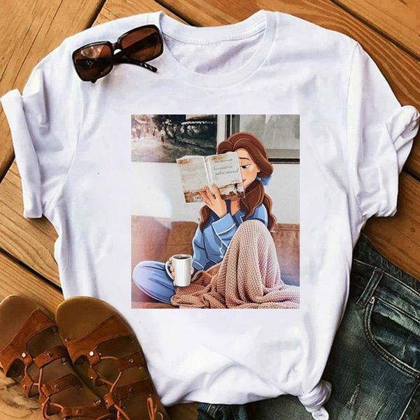 

fashion princess printed t shirts sumemr women casual white tee streetwear short sleeve shirt female tee shirts clothes