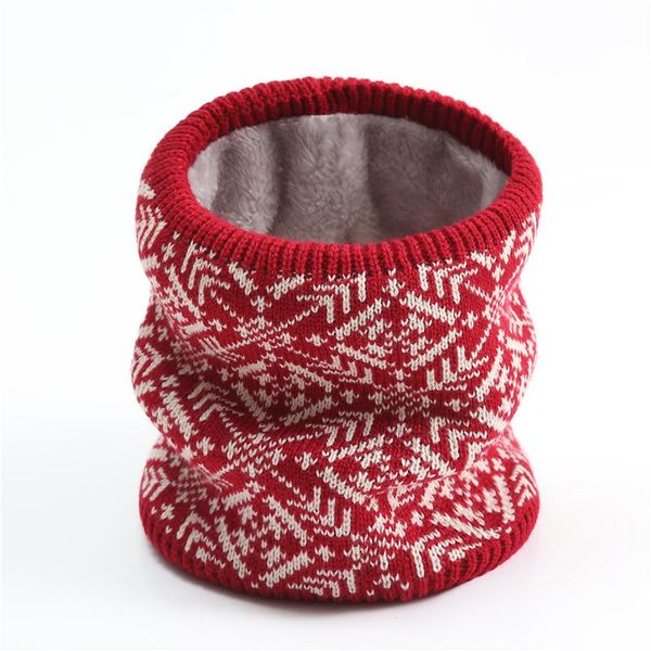 

snood women ring neck scarf knitted cashmere cotton feeling bandana print christmas accessories warm scarves for men's wmttxx, Blue;gray