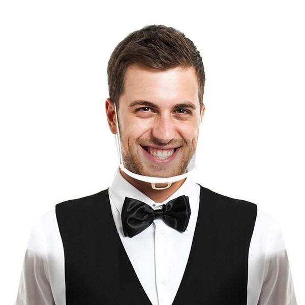 

reusable clear transparent pet chef mouth mask shield for restaurant l beauty barber shop anti-fog sanitary open fa bbylwq