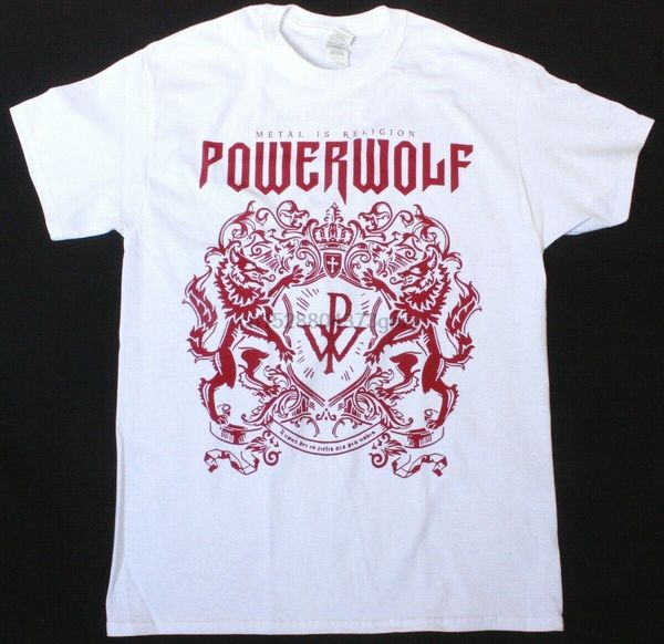 

powerwolf metal is religion white t-shirt heavy metal power metal tee shirt sport hooded sweatshirt hoodie
