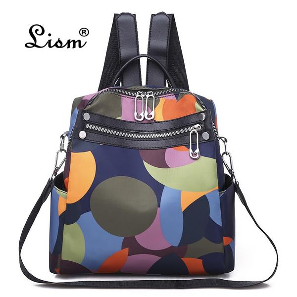 

new multifunction backpack women waterproof oxford bagpack female theft backpack schoolbag for girls 2019 sac a dos mochila bbydtx