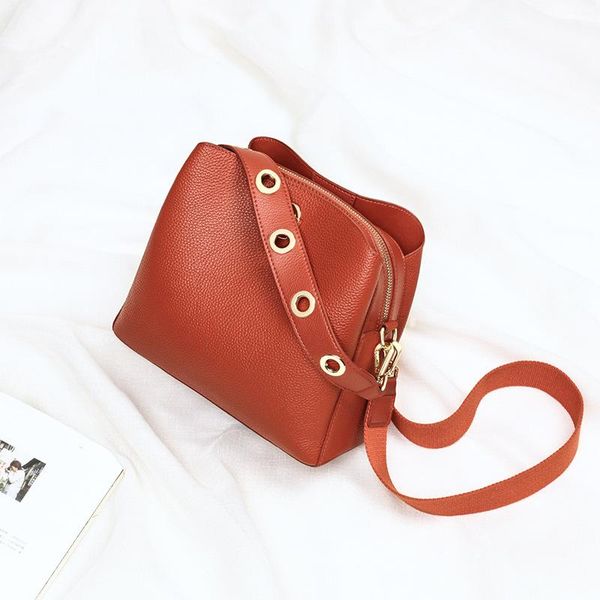 

fashion 2020 leather guangzhou new bag womens bag bucket handbag fashion all-match shoulder/crossbody generation chnjb qynf