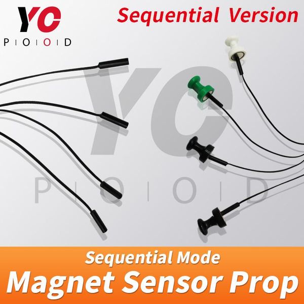 

fingerprint access control magnet sensors in sequence escape room puzzle game prop touch at the same time to unlock takagism yopood