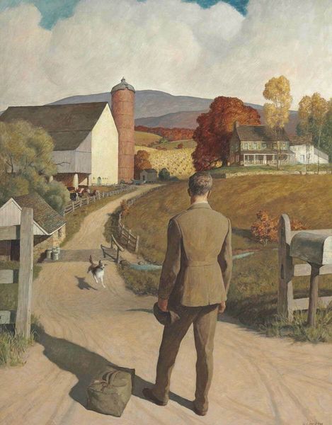 

newell convers wyeth возвращение домой домашнее украшение картины маслом на холсте стены искусства холст картинки для декора стены 201024