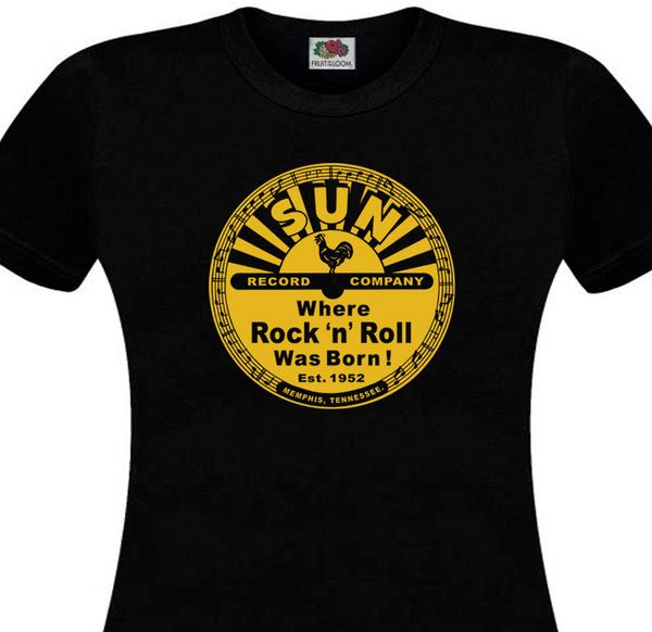 

2020 fashion summer style t-shirt femme sun rock'n'roll rockabilly country elvis cash perkins 50's tee shirt sport hooded swe