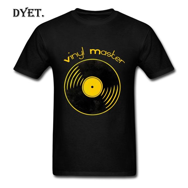 

мужчины футболки vinyl master slim fit unique печати dj music clothign с коротким рукавом футболка для мужчин одежда camisetas спорта с капю