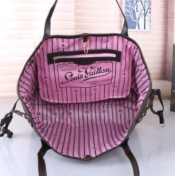 

wholesale lady shopping bag pink for women tote oxidation leather shoulder bag fashion handbags presbyopic women purse classic messenger bag