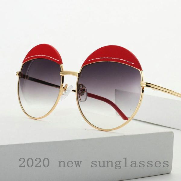 

women man punk sunglasses 2020 fashion luxury metal frame round sunglasses fashion rhinestone glasses nx, White;black