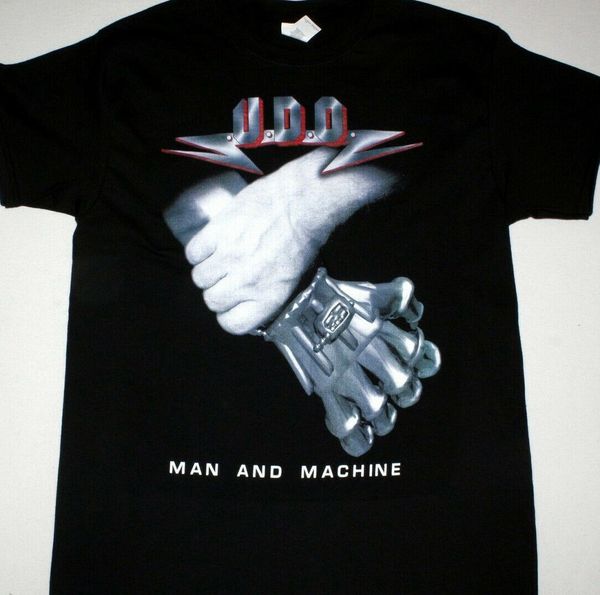 

u d o man and machine black t shirt heavy metal udo dirkschneider accept pride of the creature t shirts sport hooded sweatshirt hoodie